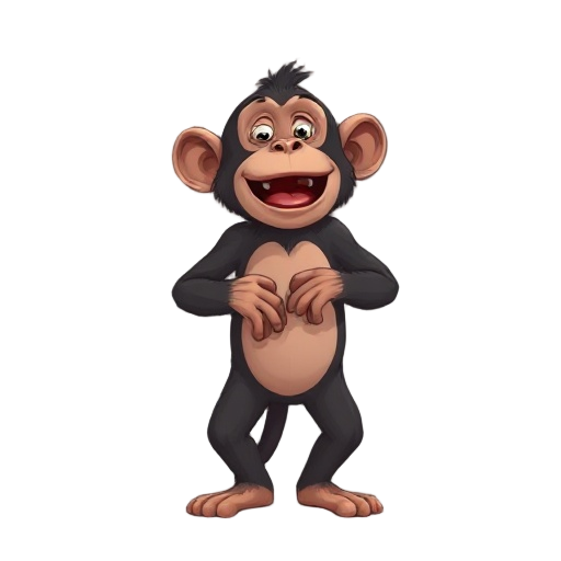 a chimpanzee pant hooting