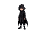 create a dark gothic style player 