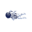 astronaut create an astronaut on his side floating in space