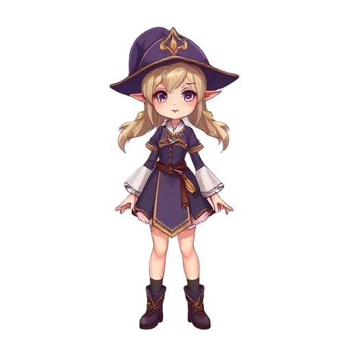 beautiful mage girl