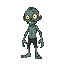 zombie roxo se movendo 