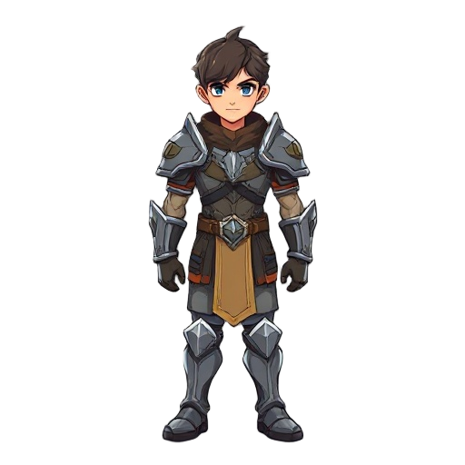 human with armor 16 rpg maker style