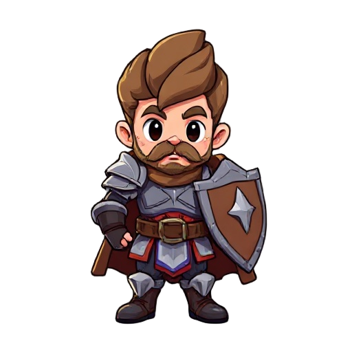 human with armor 16 pixel