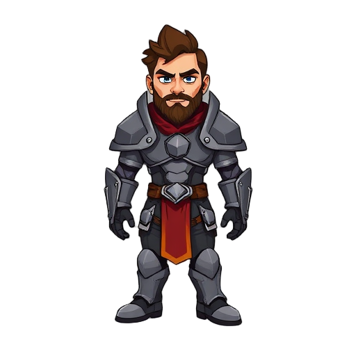 human with armor