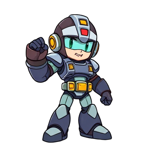 engineer with an arm like megaman