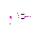 a corrupted enemy bullet. a jagged, unstable energy sphere of pulsing magenta light. has a distorted, glitchy trail. 2d, minimalist.