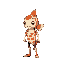 koi fish human standing sideways