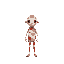 koi fish human standing sideways