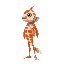 koi fish human standing sideways