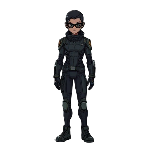 cyberpunk char like adama jenson from deus ex