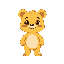cute yellow bear 