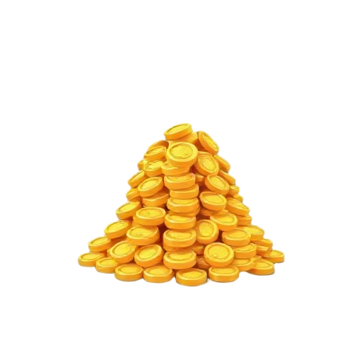 large pile of gold coins