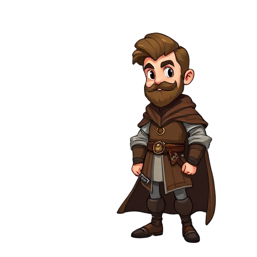 male character for medieval fantasy game
