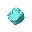 a solid gray-cyan material, full square