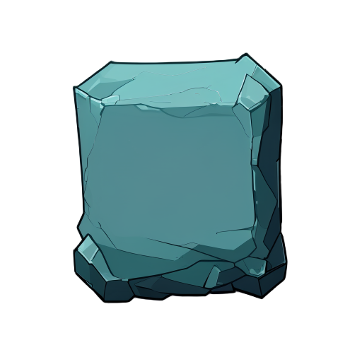a solid gray-cyan material, takes up the entire canvas