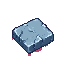 a solid gray-cyan material, takes up the entire canvas
