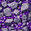 noisy flat stone ore texture with tiny purple ore pieces