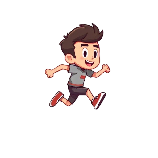 main character 2d pixel side view jump n run