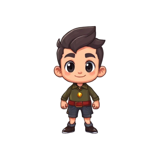 main character 2d pixel