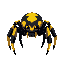  spider dark and yellow aesthetic 