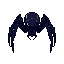  spider 8 bit dark and aesthetic no white