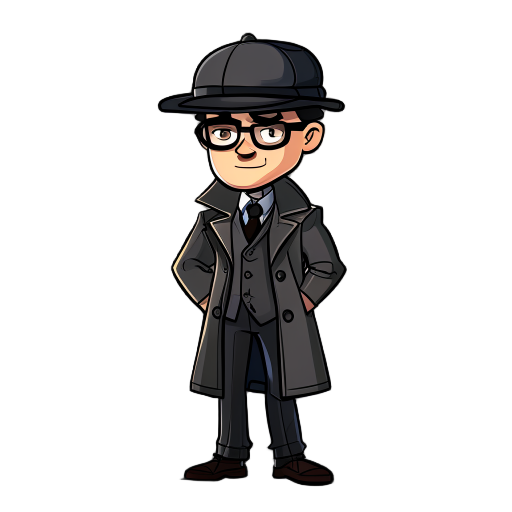 the detective in the cap