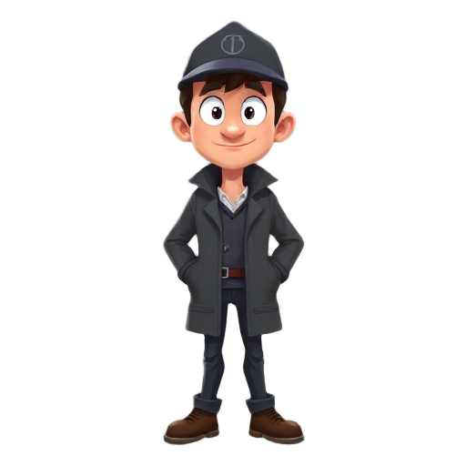 the detective in the cap