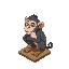 rhesus monkey for a zoo game