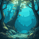 forest transition to underwater 