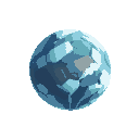 one planet no background, no blackout ice world