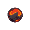 one planet no background, no blackout lava world