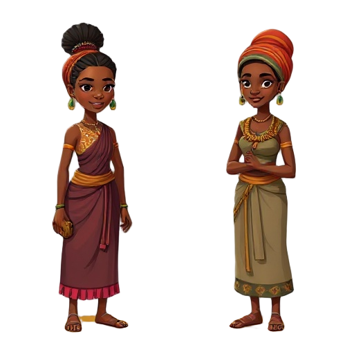 african village women