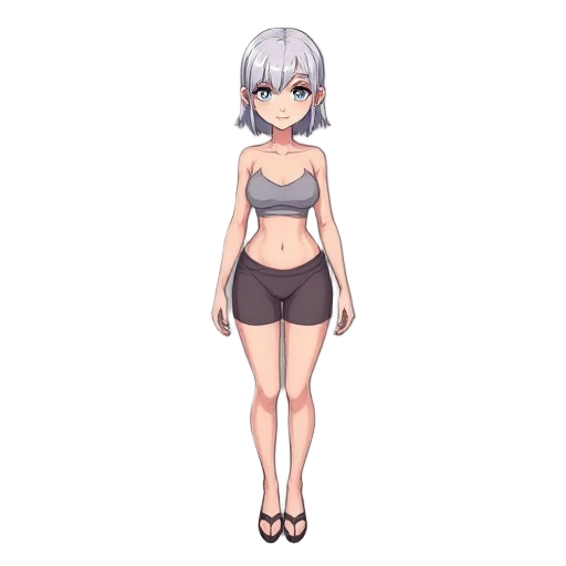 hairless without clothes, good looking, adult game, female character, piksel art
