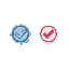 check-in badges
