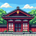 outside of a traditional japanese house