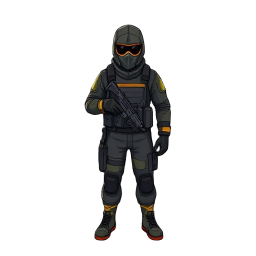 customizable character skins to make a game like counter strike so generate many skins