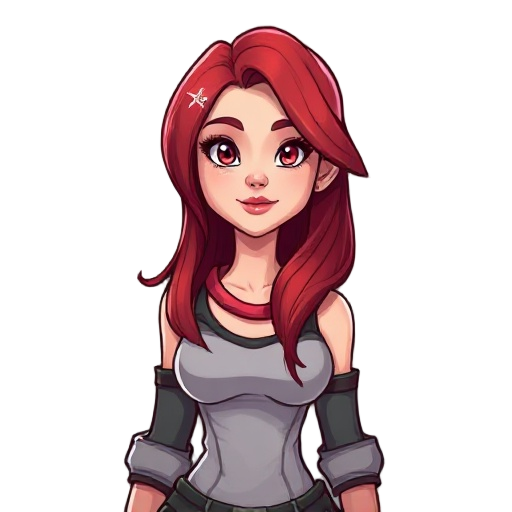 woman with red hair