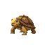 medieval  animal  turtle  designed for a retro-style farm simulation game.