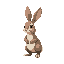 medieval  animal  rabbit  designed for a retro-style farm simulation game.
