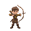 archer with bow 