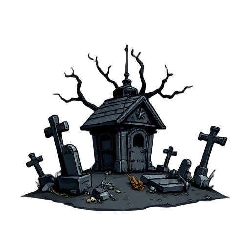cemetery scene side view metal slug style, dark, metal slug, side view