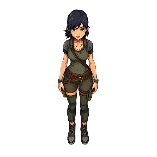 woman postapocalypse survivor