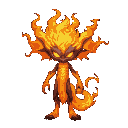 warped elemental fire, very ethereal, corporeal form