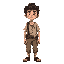generate the image of a young peasant with a torn t -shirt