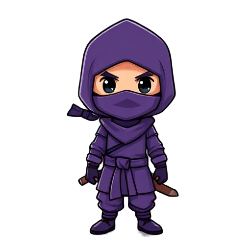 purple ninja, small character