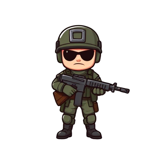 soldier, pixel