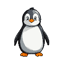 child penguin facing left