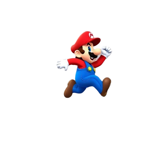 mario running and jumping