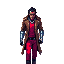 walking cyberpunk guy
