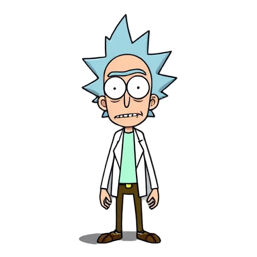 faça um sprite do ricky da seríe ricky and morty, faça ele andando